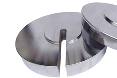 Stainless steel weight with added weight